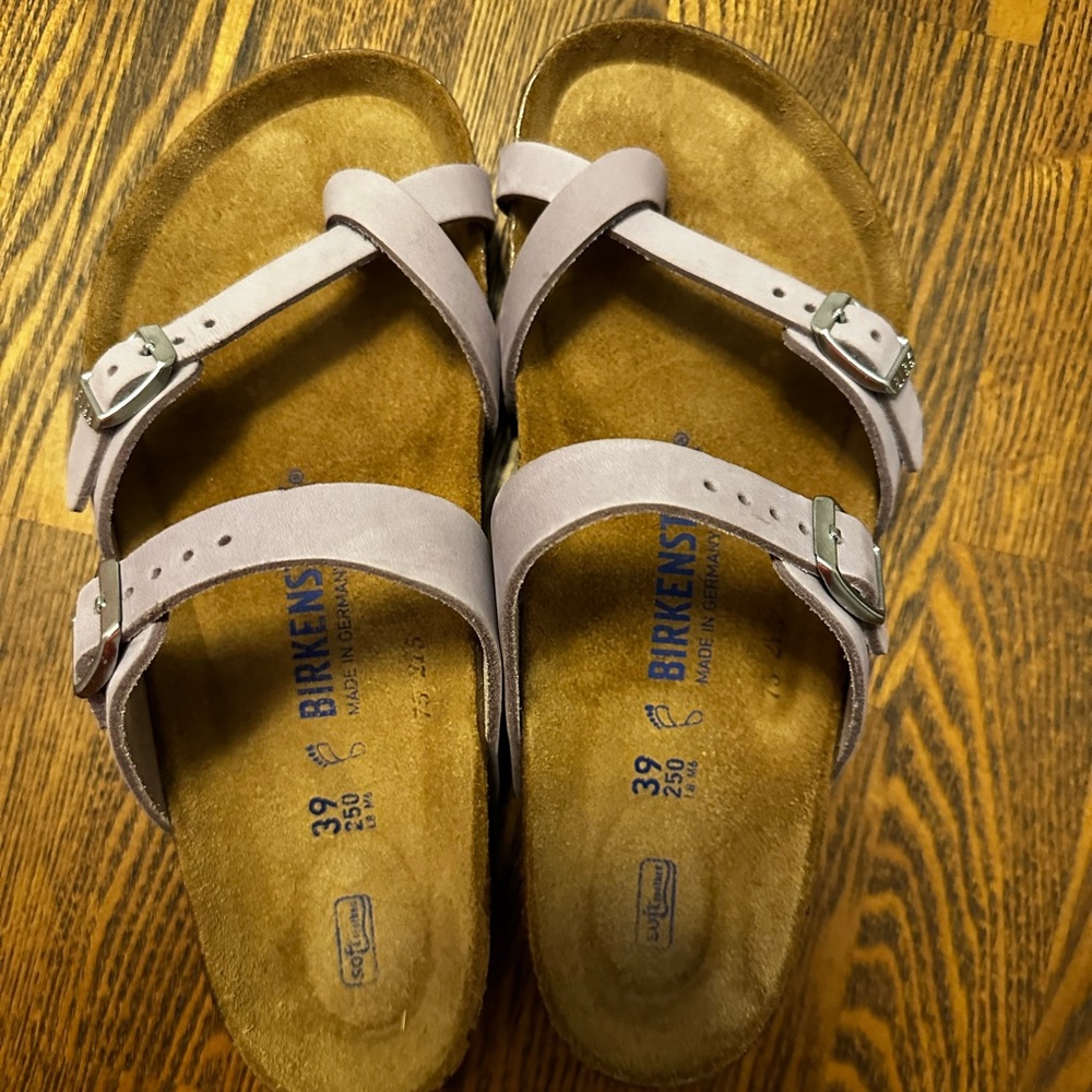 Birkenstock NWOT Mayari Soft Footbed, Purple Fog